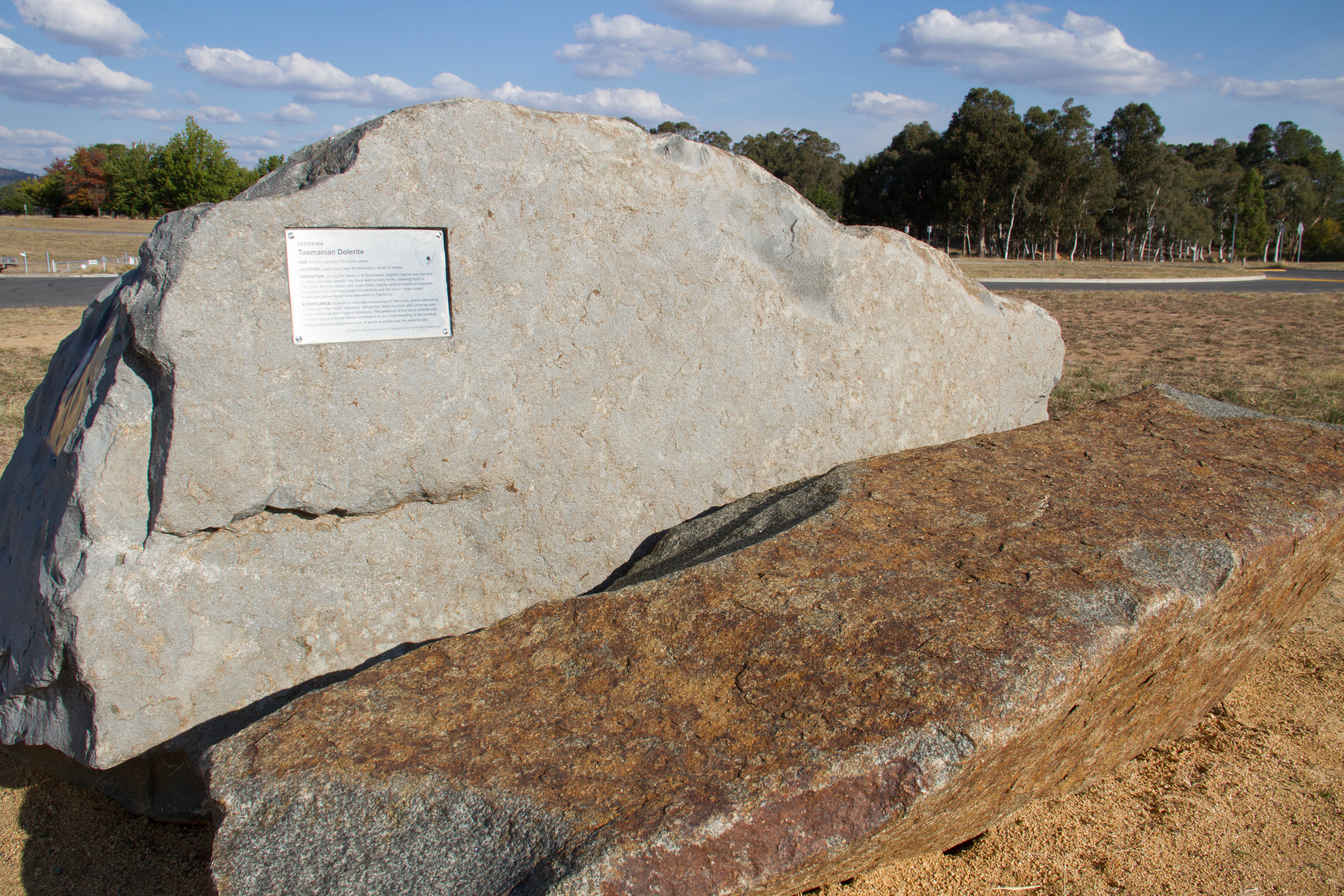 Tasmanian dolerite.