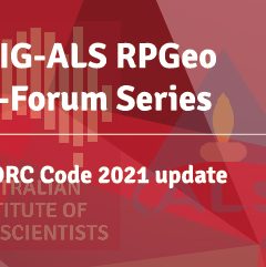 RPGeo E-forum: JORC Code 2021 update
