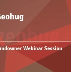 Geohug: Sundowner Webinar Session - 4th May