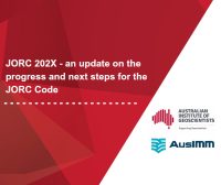 JORC 202X - an update on the progress and next steps for the JORC Code