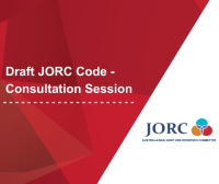 Draft JORC Code - Consultation Session (Perth, WA)